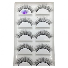 UAMOU 16 Style 10/50 boîtes 3D Cils de vison naturel croix Faux Cils longs maquillage en désordre Cils Faux Cils Maquillaje C
