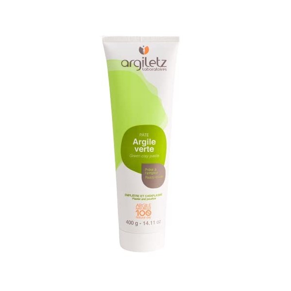  ARCILIA Argiletz - Argile Verte - 1 Tube 400g - Prête à lemploi