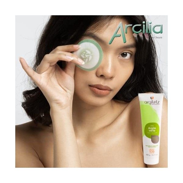  ARCILIA Argiletz - Argile Verte - 1 Tube 400g - Prête à lemploi