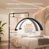 U-Shaped Half-Moon Beauty Lamp with Bluetooth Remote, LED Eye Protection Floor Lamp Adjustable 3000K - 6000K Beauty Salon Tat