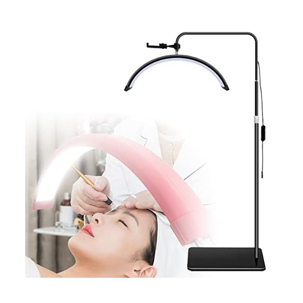 Lash Lamp,LED Half Moon Eyelash Light, Tattoo Light, Pmu Lamp, Facialist Moon Lamp, Lighting for Beauty, Skincare, Lashes, Ey