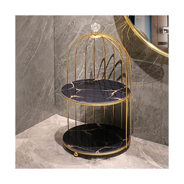 SJYDQ Iron Art Style Nordic Style Cage doiseau Robinet À Lèvres Parfums Cosmétiques Soins de la peau Produit Racquette de st