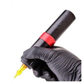 Machines à tatouage TATTOO WIRD TATTOO PEND LED Afficher un moteur fort sans brosse avec une batterie de tatouage et un adapt