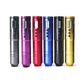 SHANG-JUN Machine à Tatouage Pistolet de Tatouage de Tatouage sans Fil 2 kit de Machine à Piles de Batterie Fournitures et éq