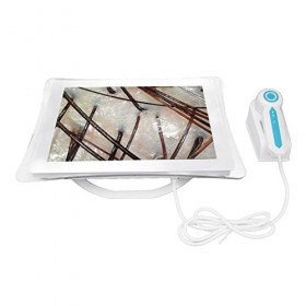 Détecteur de Follicules Cutanés, Imagerie Claire, écran de 17 Pouces, Analyseur de Cheveux, Haute Définition, Grossissement 5