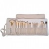 ZGJHFF Pinceaux de maquillage 24pcs Beige poignée Beige Fond de Fond de Fond de Fonds de Fonds de fard à paupières Poudre de 