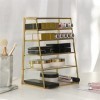 Metal Makeup Rack Lipstick Organizer Pressed Powder Holder Multilayer Storage Rack Jewelry Display Rack Color : A Size : 18 