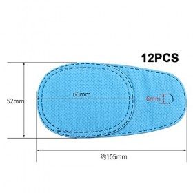 12pcs Cache Oeil pour Lunettes cache oeil enfant Réutilisable Cache Oeil pour Couvrir lOeil Gauche Droit Améliorer Vision po