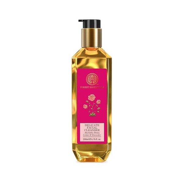 Forest Essentials Delicate Facial Cleanser - Mashobra Honey, Lemon & Rosewater 200ml by Forest Essentials