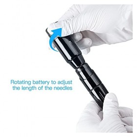 Machines à tatouage Machine de stylo rotatif à tatouer avec deux batteries sans fil Power SetRoTary Tattoo Machine Machine de