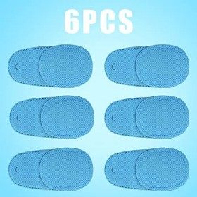 LUTER 6 Pièces Cache Oeil pour Lunettes, Grandetaille Cache Oeil Medical pour Couvrir lOeil Gauche Droit pour Améliorer la V