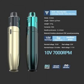 All-in-one Needle Tattoo Pen Machine kit Professional Tattoo Machine All-in-one Tattoo Machine kit with Power Supply Suitable