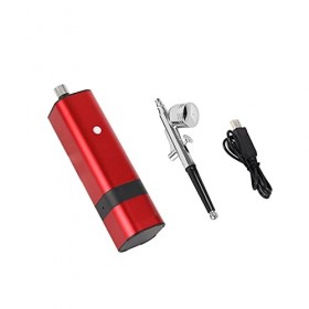 DYTWXG Kit de compresseur daérographe Auto Start Stop Mini Pompe personnelle sans Fil Portable Color : A 