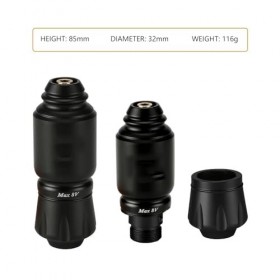 SJYDQ Ensemble de Machine à tatouer Professionnelle à fusée, Alimentation électrique sans Fil avec 10 Cartouches daiguilles, ...