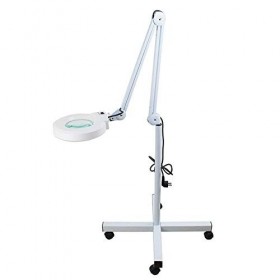 ZAPION Magnifier Beauty Salon Vertical Glass Cold Light Glass Non-Glare Beauty Light Tattoo Light Pick Acne Lamp Floor Lamp T
