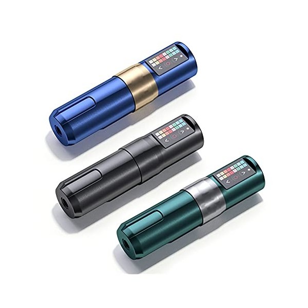 Machine à Tatouer, Tatouage sans fil Machine rapide Charge rapide 2400mAh Batterie au lithium Strong moteur Pen-stylo de tato