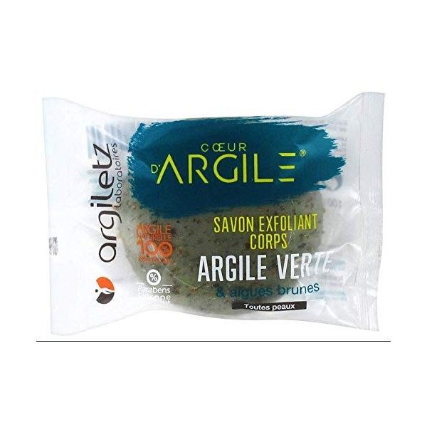 Argiletz Savon Exfoliant Corps Argile Verte 100 g