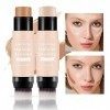 3 Pcs Contour Highlighter Blush Sticks avec pinceau, nuances avec surligneur et bronzant stylo et crème blush, imperméable, m