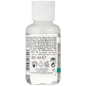 Lot de 4 bouteilles deau micellaire Avon True Nutra Effets - 4 x 50 ml - Idéal à emporter en vacances ou pour les sacs de fê