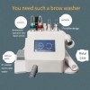 MXITA Machine de dégagement de Tatouage Machine à Laver Les Sourcils Non invasive Technologie Noire Haute Puissance Petite Ma