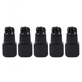 SDENSHI 5 Bouteilles de Colle Vides Contenant Des Extensions de Cils En Plastique - 5 ml