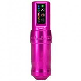 FK Irons,Spektra Flux Machine à tatouer rotative avec 1 PowerBolt – Édition spéciale Bubblegum – Stylo de tatouage avec recha