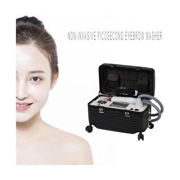 MXITA Machine à Laver Les Sourcils Non invasive, Portable, for enlever Les Tatouages, Les Taches de rousseur, picoseconde, In