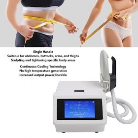 HIEMT Machine de beauté électromagnétique, Poignée Unique, Serrage Réglable, Combustion des Graisses, élimination Indolore de