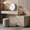 Table de Maquillage Grande Capacité,Coiffeuses de Chambre Dadulte Style Minimaliste Moderne,avec Miroir Haute Définition Rég