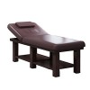 ZYHHDP Table de Massothérapie, Chaise de Table de Spa avec Étagère de Rangement Confortable pour Appui-tête, pour Spa Salon C