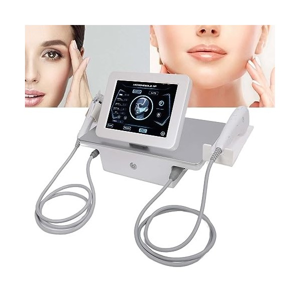 2 en 1 Fractional RF Microneedle Machine Cicatrice Vergetures Remover 7D Hifuing Face Lifting Machine 110‑220V Prise UE 