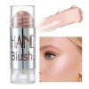 Highlighter Makeup Stick, Waterproof Cream Contour Stick Body Brighten Long Lasting Smooth Liquid Bronzer for Face Body Glitt