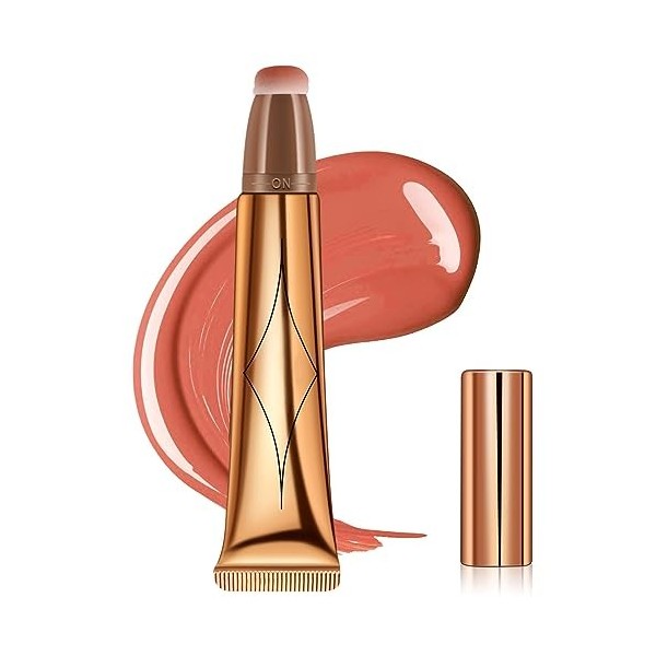 Volumoon Liquid Contour Beauty Stick avec Applicateur, Highlighter & Blush & Contour Beauty Wand, Face Blusher Contour Stick,