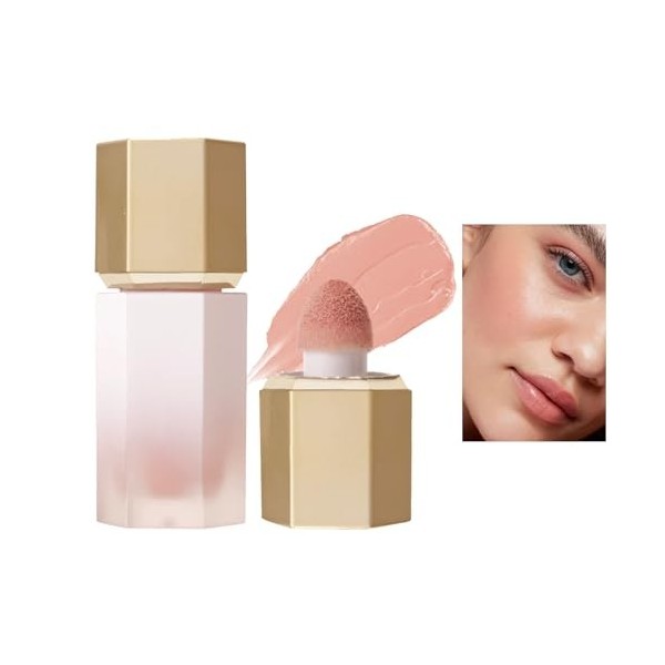 Blush pour les joues | Maquillage pour le visage Blush Cosmétiques Liquid Blush Stick Contour Stick,Maquillage du visage natu