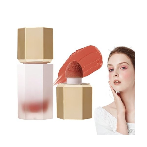 Blush pour les joues | Maquillage pour le visage Blush Cosmétiques Liquid Blush Stick Contour Stick,Maquillage du visage natu