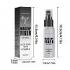 Spray Fixant Maquillage Mat, Fixateur de Maquillage Poudres de Finition Et Fixateurs 30ml Setting Spray Makeup Longue Tenue C