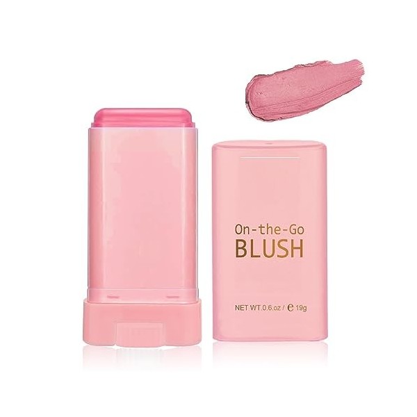 Cream Blush Stick,Multi-Use Blush Stick,Cream Blush Makeup for Cheeks,Cheeks Make Up Blush,Velvet Matte Texture Blush Face St