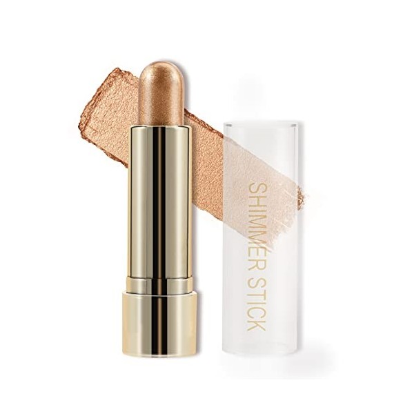 Boobeen Highlight and Glow Stick Shimmer Cream Makeup Contour Stick Highlighter Bronzer Stick Waterproof Long-lasting Face Gl