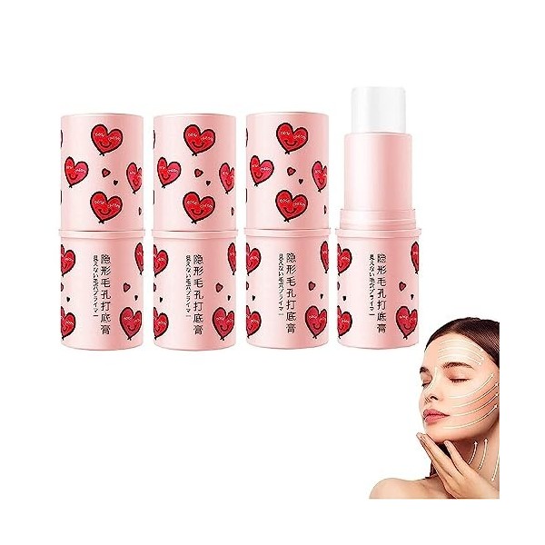 PICKX Magic Pore Eraser imperméable face primer stick | face primer, Matte primer flou Stick, invisible Pore Primer Stick, Po