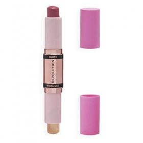 Bâton fard à joues et illuminateur, Mauve Glow, Blusher et Surligneur pour le visage, 4.3g Makeup Revolution