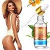 Autobronzant Visage et Corps 60ML Autobronzant Bronzage Hâle Progressif Sur Mesure Pour Tous Types de Peaux Natural Bronzer