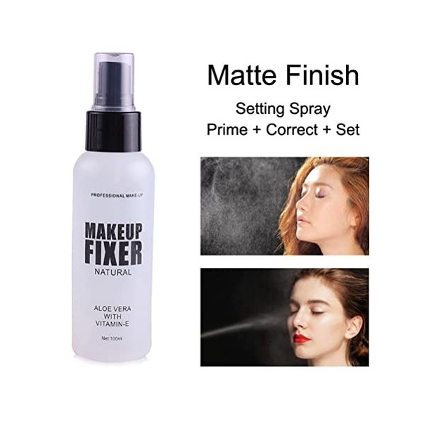 HEITIGN 100ml Spray Fixateur de Maquillage Spray Fixateur de Maquillage Hydratant Longue Durée