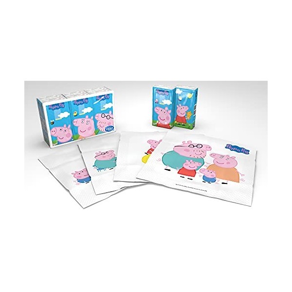 CLEAN Fazzoletti "peppa pig" * 6 pz. - Mouchoirs en Papier