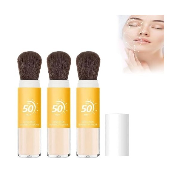 PICKX SPF50 + poudre en poudre pour ruban lisse poudre de maquillage SPF 50 huile contrôlée mat naturel longue durée légère e