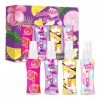 So…? Summer Escapes & Body Mist by So…? Coffret Cadeau Brume Corporelle Parfumée Pour Femme 4x50ml Lot de 3