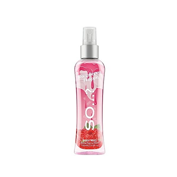 Body Mist by So…? Raspberry Frappé Brume Parfumée Corps Pour Femme 100ml