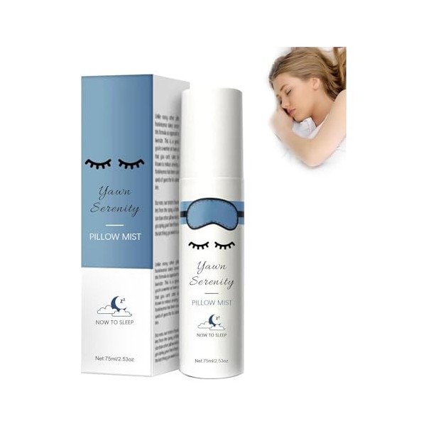 Oveallgo Yawnserenity Ultra Brume doreiller Rituel pour le sommeil, brume doreiller Yawnserenity, brume doreiller pour dor