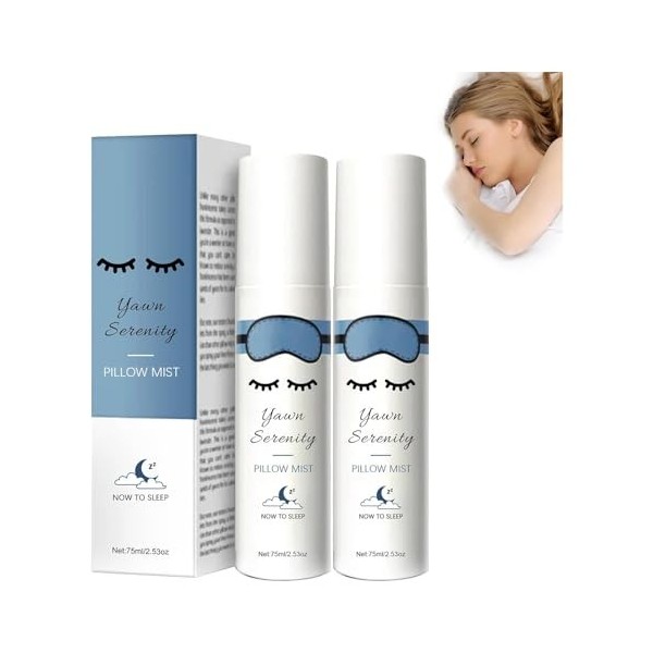 Oveallgo Yawnserenity Ultra Brume doreiller Rituel pour le sommeil, brume doreiller Yawnserenity, brume doreiller pour dor