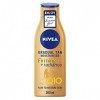 Nivea – Crème hydratante Q10 raffermissante + bronzage progressif, 200 ml