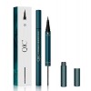 2 en 1 mascara eye-liner liquide mascara en fibre de soie mascara imperméable 4d double tête eye-liner stylo doux cheveux ric